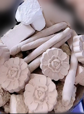 异食癖深层黄土块白灶心胶泥烤饼条非可以吃的土观音非可食用声控