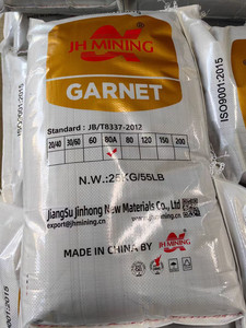 金红矿业石榴砂水刀砂36目 60目 80A金刚砂磨料喷砂除锈水切割砂