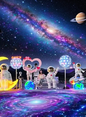 夜光宇航员太空人摆件