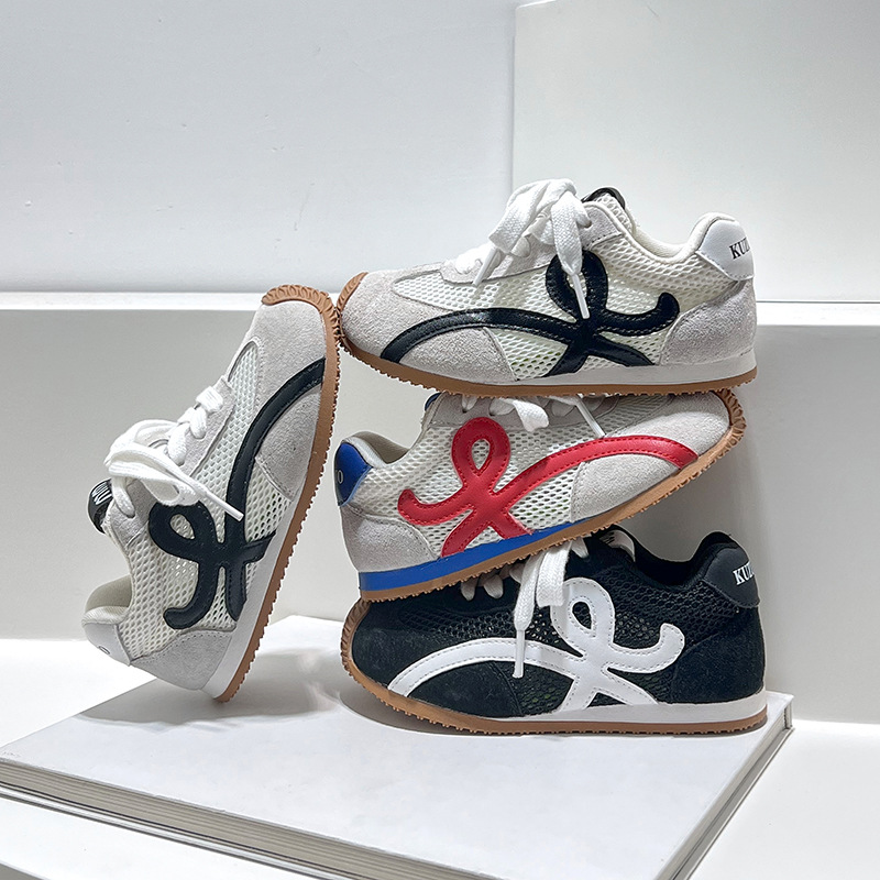 儿童单网运动鞋夏季网面阿甘鞋潮