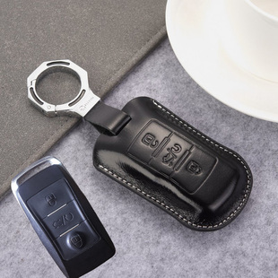 适用于2013款汉兰达钥匙包真皮锐志改装雄兵一键启动钥匙套扣