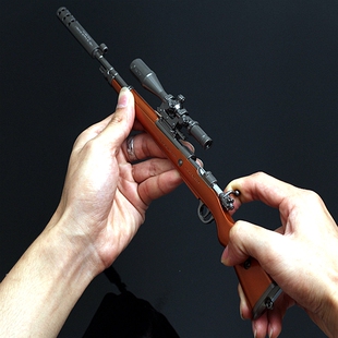 绝地大逃杀吃鸡武器AWM AKM 98K钥匙扣模型兵器不可以发射
