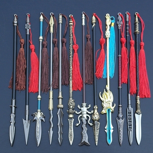 英雄林冲姜维赵云马超孙立长枪游龙枪方天画戟蛇矛关羽武器模型