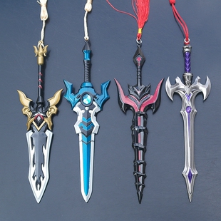 荣耀英雄武器周边曹操刘邦项羽超能战警合金兵器模型道具20厘米