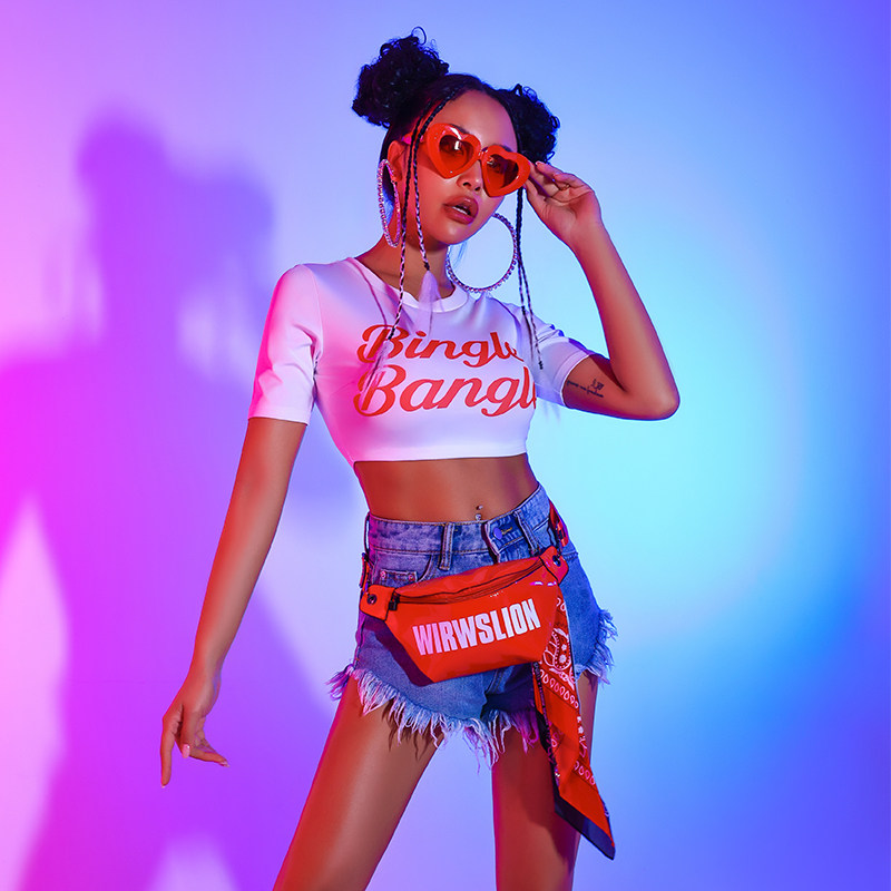 gogo点舞服夜场女dj服装性感连体b组领舞服酒吧ds演出服新款套装