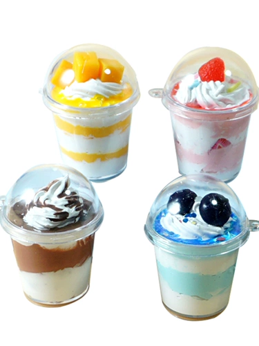 Мультяшная реалистичная акриловая игра с едой, кремовая подвеска ручной работы, «сделай сам»