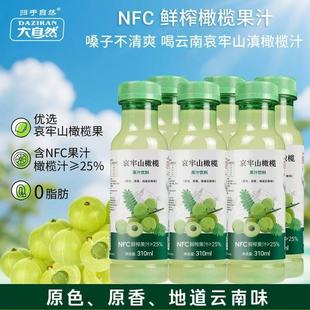 云南归于自然哀牢山NFC滇橄榄汁饮料鲜榨非浓缩饮料0糖0脂肪