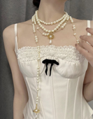 Willa｜不纠结系列 太后家系列项链叠戴组合不规则项链土星毛衣链