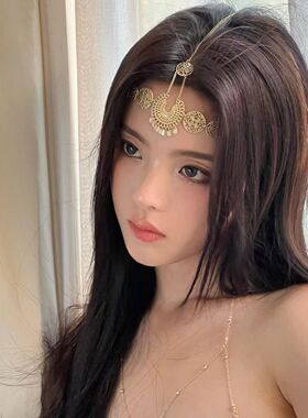 Willa｜杨超越同款希腊女神发饰波西米亚演出汉服配饰民族额头链