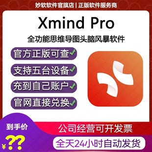 Xmind Pro激活ipad订阅Win平板Mac电脑ios苹果一年for手机pro