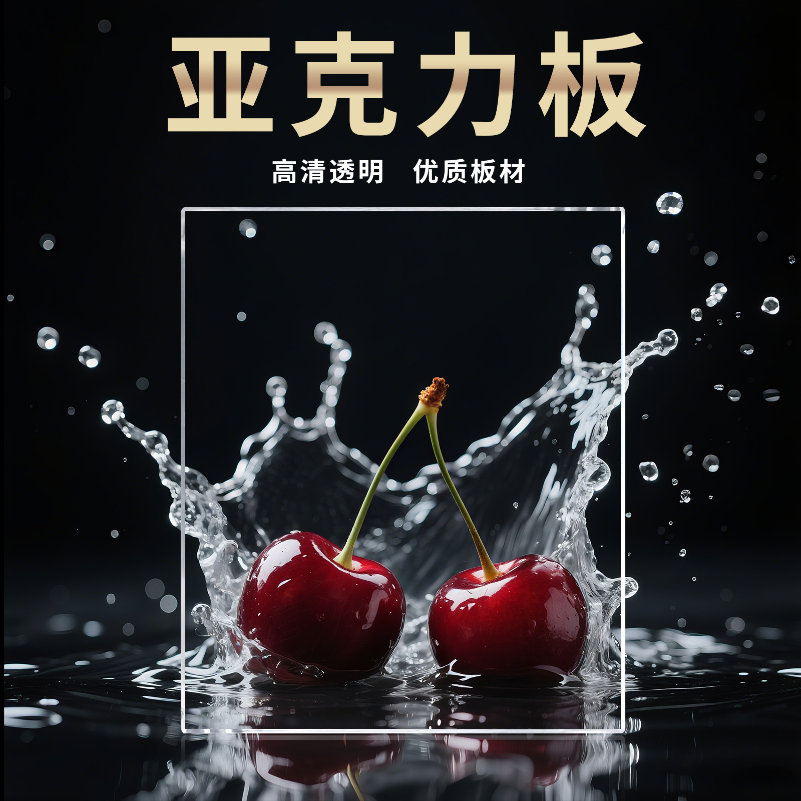 高透明亚克力板定制加工彩色PS有机玻璃板塑料板PMMA板热弯uv印图