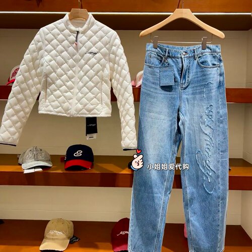 小姐姐Ed hardy潮牌专柜正品2025冬羽绒服E1RDW330-3980