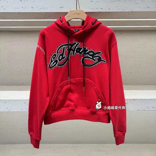 小姐姐Ed hardy潮牌专柜正品2025冬款女士卫衣E1RDW409-2980