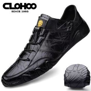 特价 清仓断码 男鞋 男软底驾车豆豆鞋 潮百搭小白鞋 真皮休闲皮鞋 正品