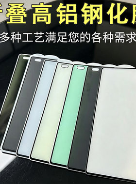 适用华为折叠Pura X高铝钢化膜W25高清Mate X2全屏三星Z FLIP 6 7 4 3防窥OPPO FIND N5小米MIX FOLD谷歌9Pro