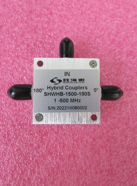 SHWHB-1500-180S 1-500MHz SMA 0.5W 180度移相器 180度耦合电桥