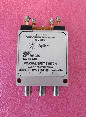 Agilent 8765D DC-40GHz 15V 2.92mm 单刀双掷 射频高频同轴开关