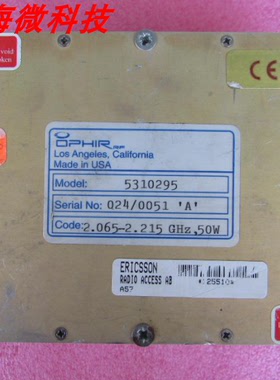 OPHIR 5310295 2.065-2.215GHz 47dB SMA 50W 射频高功率放大器