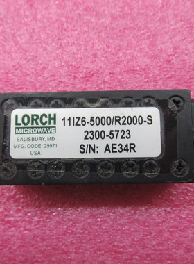 LORCH进口 11IZ6-5000/R2000-S 4-6GHz SMA母 射频同轴带通滤波器