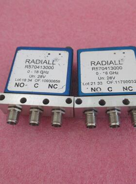 Radiall进口 R570413000 DC-18GHz 28V SPDT 240W 射频同轴开关