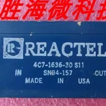 REACTEL进口 4C7-1636-30-S11 1636MHz SMA母 射频同轴带通滤波器