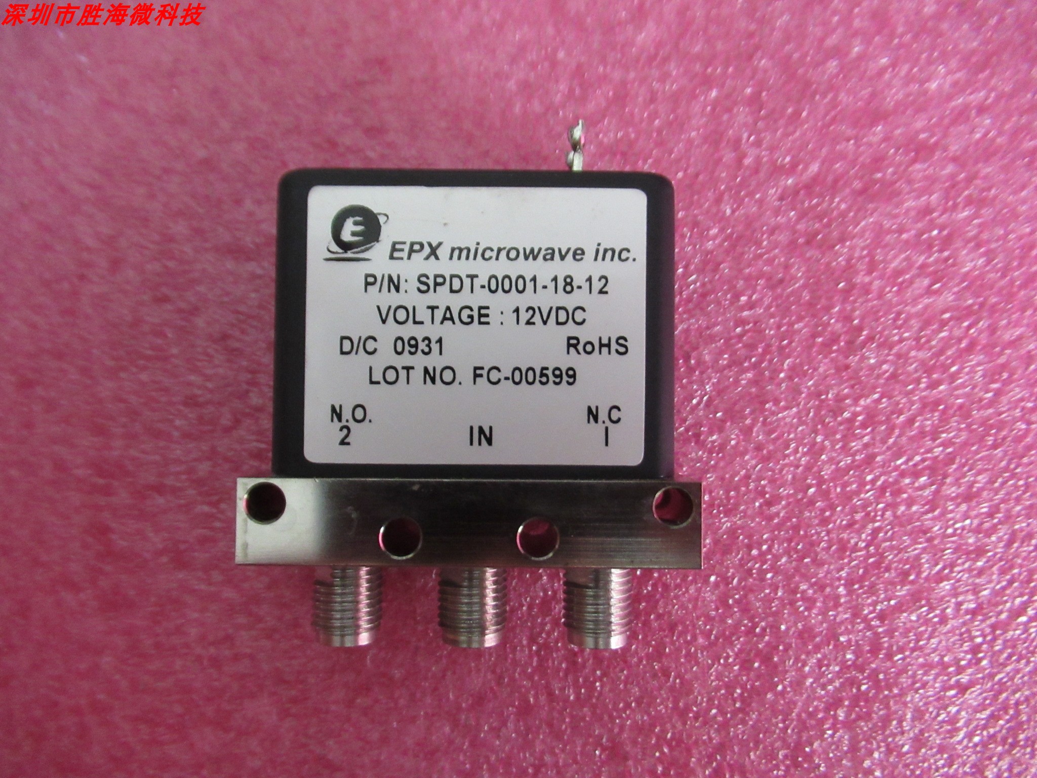 EPXSPDT-0001-18-12同轴开关