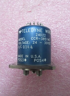 TELEDYNE CCR-38S14C DC-18GHz 24-30V SP4T 射频微波同轴开关