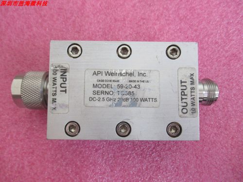 WEINSCHEL59-20-43大功率衰减器