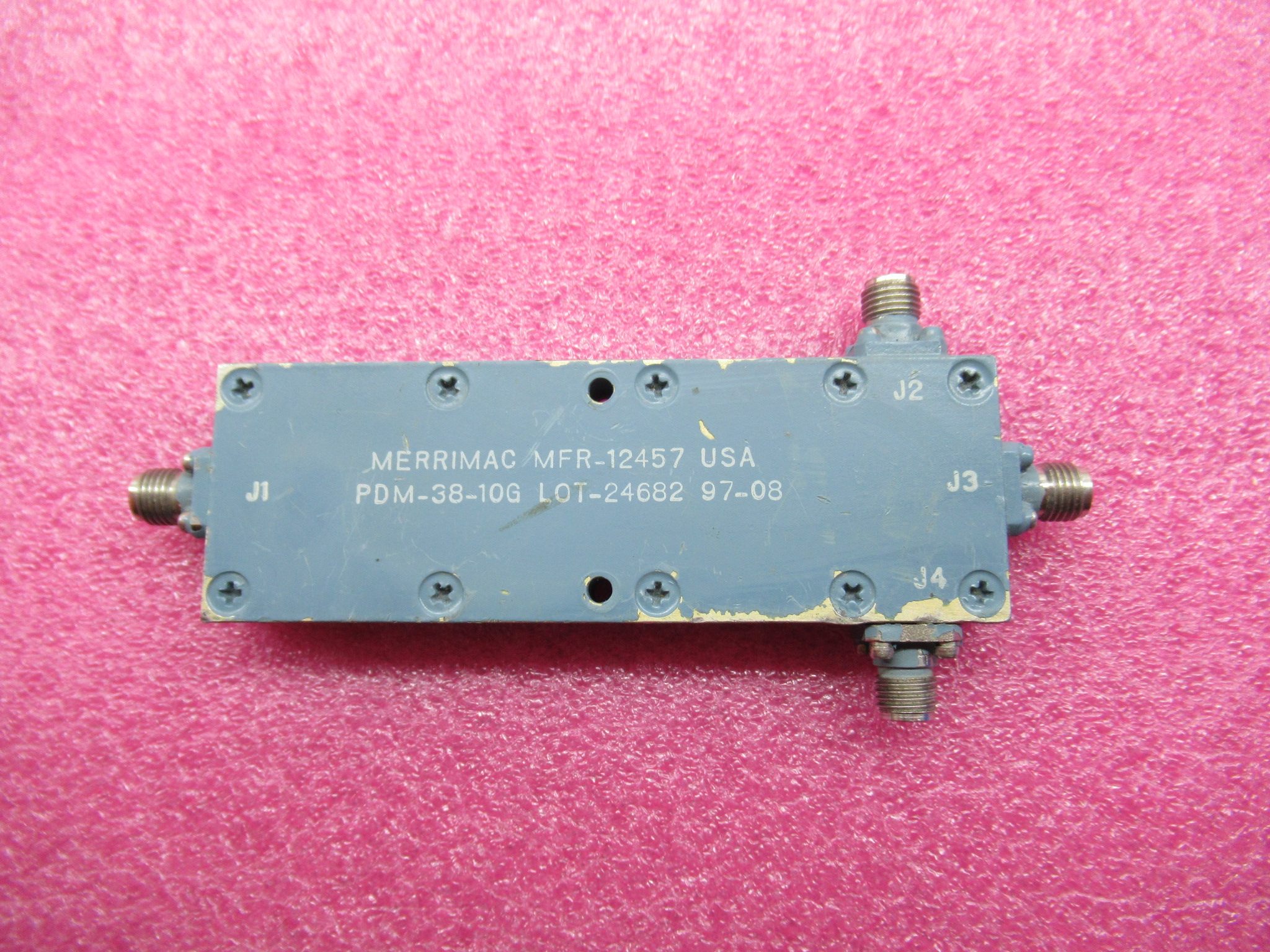 merrimac pdm-38-10g 2-18ghz 3路 一分三 射频同轴功率功分器