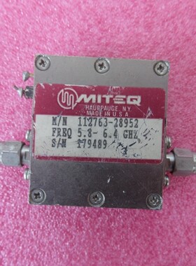 MITEQ 112763-28952 3.5-8GHz 20dB增益 SMA公 射频低噪声放大器