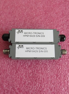 全新库存 MICRO-TRONICS 3.2-18.5GHz SMA母 射频同轴高通滤波器