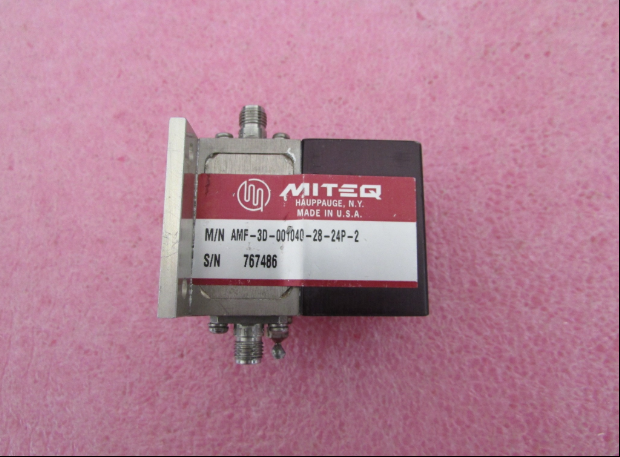 MITEQ AMF-3D-001040-28-24P-2 60MHz-8GHz 30dB 射频 放大器