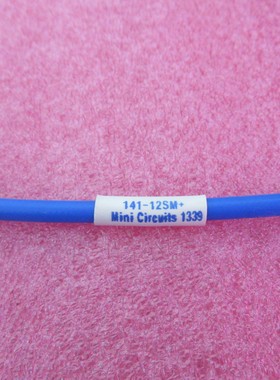 MINI 141-12SM+ DC-18GHz 30Cm SMA双公 射频同轴半柔电缆跳线