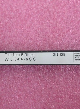 WI进口 WLK44-6SS DC-44MHz SMA母 射频微波同轴低通滤波器