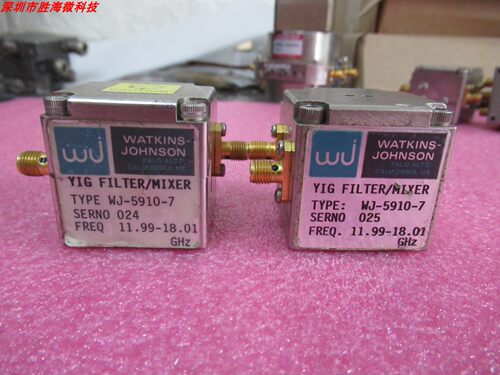 WJ3.8-19.6GHzYIG滤波器