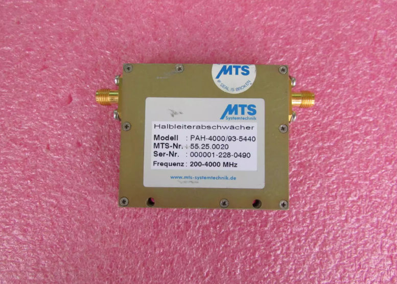 MTS进口 200-4000MHz 93dB 1dB步进 TTL 射频微波数控衰减器
