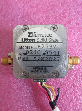 Ferretec进口 F2537 900-6000MHz 射频微波YIG滤波器