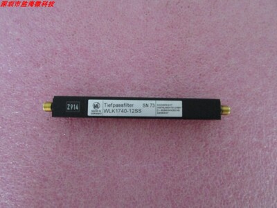 WI WLK1740-12SS DC-1740MHz SMA RF 射频 微波 同轴 低通滤波器