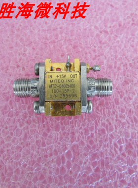 MITEQ AFS2-04005400-100-15P-2 1-6.3GHz 15dB 射频微波 放大器