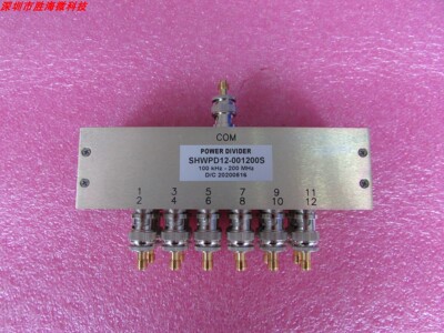 SHWPD12-001200S SMA 100KHz-200MHz1W一分12射频微波功率功分器