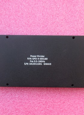 全新GWAVE GPD-4-005180 0.5-18GHz 20W 射频 一分四 功率功分器