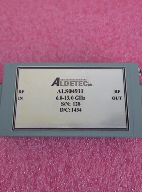 ALDETEC 3.5-15.5GHz 30dB增益 33dBm/2W SMA 射频功率放大器