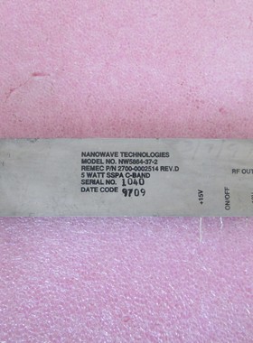 进口 NW5864-37-2 5.3-7GHz 53dB SMA 5W 射频 微波 功率放大器