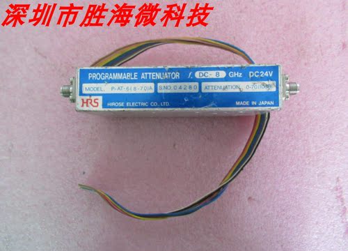 P-AT-6(8-70)A HRS DC-8GHz 0-70dB SMA 射频微 程控步进衰减器