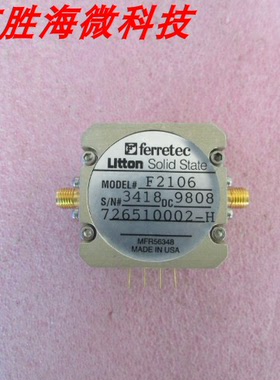 Ferretec 进口 F2106 SMA YIG 射频微波滤波器
