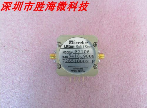 Ferretec 进口 F2106 SMA YIG 射频微波滤波器