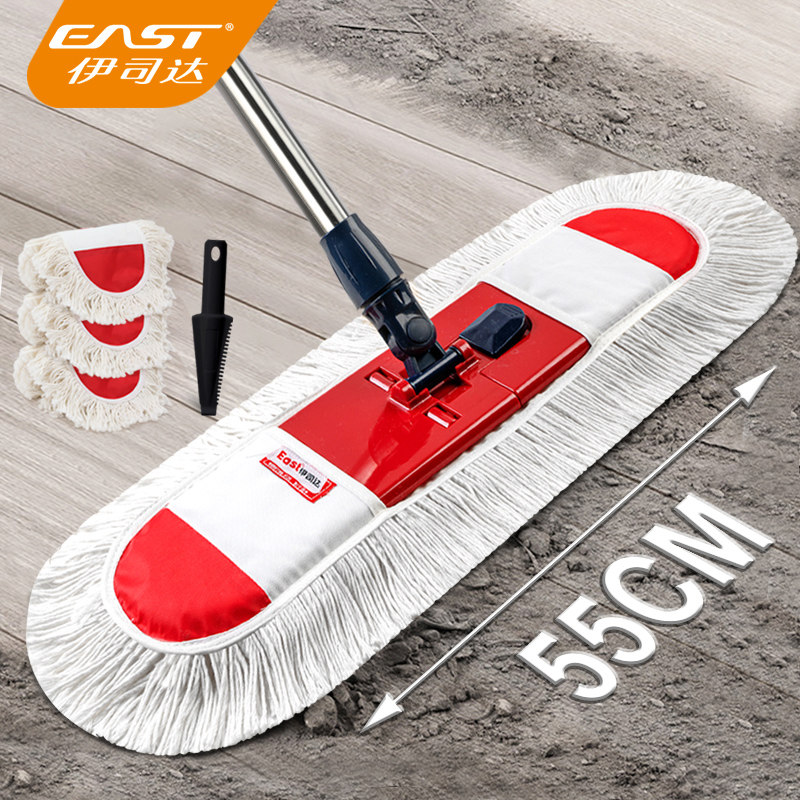 伊司达拖把家用一拖净2022新款手洗懒人平板大号地拖布地板神器
