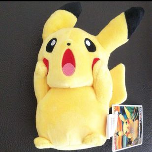 可爱呐喊皮卡丘公仔精灵宝可梦 蒙克东京展玩偶
