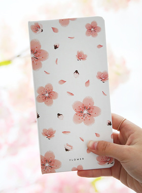 手帐weeks樱花小雏菊周记手账本简约日程本WEEK周记本hobo计划本