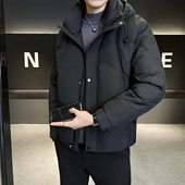 连帽工装 国标款 新款 羽绒服男加厚保暖上衣外套